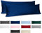 Kissenbezug 40x145 Baumwolle Renforcé (2er-Set) - Dunkelblau - Dicht gewebt mit 57 Fäden/cm² - Kissenbezug 40 x 145 cm - Oeko Tex Zertifiziert - Dreamzie