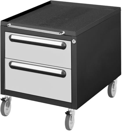 STIER Rollcontainer Premium mit 2 Schubladen BxTxH 480x600x540 mm