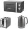Salter COMBO-8840 Cosmos Kettle, Toaster, Microwave Set – Matching Kitchen Countertop Set, Rapid Boil, 1.7 L, 3kW Kettle, 2-Slice Toaster, 7 Variable Browning Levels, 20L Manual Microwave, 800W
