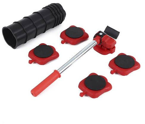 DXDRT Furniture Lifter Mover Tool Set, 4 Pack Furniture Movers with Lifter, Height Adjustable Furniture Sliders for Heavy Furniture, Furniture Dolly for Moving Furniture Refrigerator Sofa Cabinet