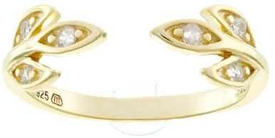 Beneto Ring Charming Gold plattiert mit Zirkonen AGG474-G sBE1243 Marke, Estándar, Nicht-Edelmetall, Kein Edelstein