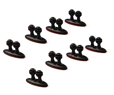 HOMSFOU 16St Kabelclips Kabelklemmen kabelbefestigung cable tie fester Drahtclip Kabelclip Schwimmergurt für die Kamera Kabelclip fürs Auto Kabelorganisator Veranstalter Drahtklemme Wagen