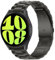 Anlinser No Gap Straps Compatible with Samsung Galaxy Watch 7/6 Strap 44mm 40mm, 20mm Metal Band Designed for Galaxy Watch FE/Watch 6 Classic 47mm 43mm/Watch 5/5 Pro/Watch 4/4 Classic, Graphite