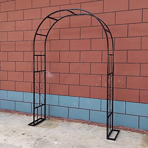 GLFNB Gartenbogen Rosenbogen 280×240×40cm, 300×240×40cm Garten Rankhilfe Laube Torbogen Metallrohr Laube Pergola Wetterfest, für Innen/Außen Rasen Verschiedene Kletterpflanzen