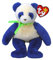 Ty Domino Panda II Original Beanie Babies Regular - Weiches Plüschtier für Kinder, Teddy, Babypuppe, Sammelbares Stofftier