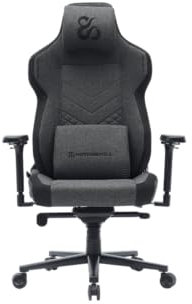 NEWSKILL Banshee Pro – Silla Gaming con Reclinación 180°, Reposabrazos 4D, Soporte Lumbar, Tela Transpirable Color Negro - Gris