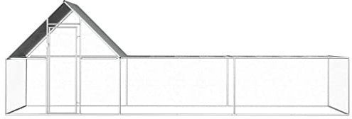 wenjingqi-144557 Hühnerstall, verzinkt, 6 x 2 x 2 m