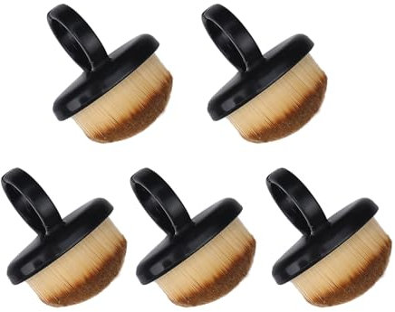 5 Pcs Nails Art Dusting Brush Nails Rings Brush Rings Shaped Nails Brush Nails Art Cleaner Brush