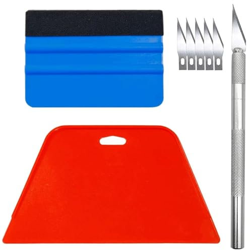 Wallpaper Smoothing Tool for Peel and Stick Wallpaper, Wallpaper Tools Wallpaper Kit for Vinyl Wrap, Install Wallpaper, Contact Paper and Car Wrapping