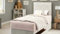 CALISMA Designer Paris Single Divan Bed Base with Horizontal Headboard, Spring Mattress, Silver Crush Fabric, No Storage (silver crush, 3ft single)