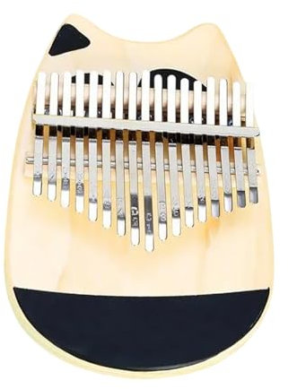 Kalimba Daumenklavier mit 17 Tasten, Marimba-Instrument für Musikliebhaber, Holz, 17 Tasten, Kalimba-Daumenklavier für Kinder und Erwachsene