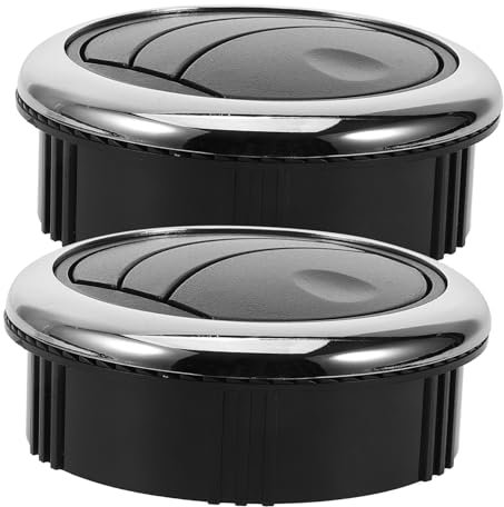 Amosfun Cubierta Ventilación Redonda Salida Aire Acondicionado Ideal Para Buses y Autocaravanas