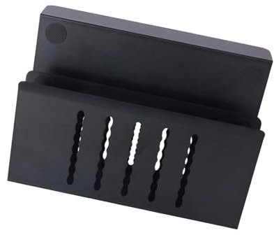 kwoifioy Organiseur de bureau à 2 niveaux avec motifs ondulés pour un rangement sécurisé des ordinateurs portables et des tablettes