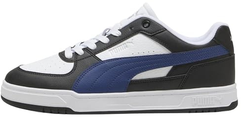 PUMA Unisex CAVEN III Sneaker, Black-Blue Jewel White, 45.5 EU, Schwarz Blau Jewel Weiß, 45 EU