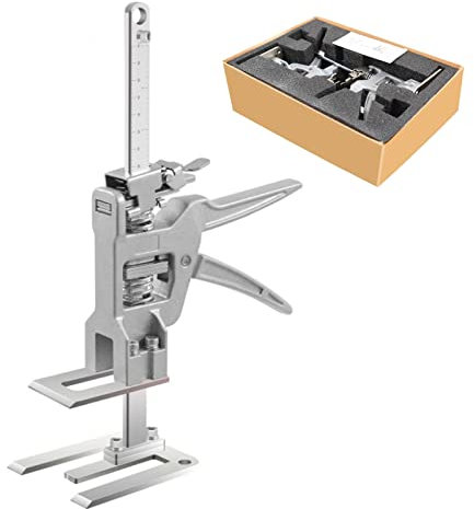 Robuster Handhebewerkzeug-Wagenheber – Türverkleidungs-Schrankheber für Möbel und Trockenbau, bis zu 200 kg, zwei Fallmodi