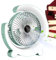 Ventilador de escritorio USB - Diseño tranquilo, ajuste de volumen de aire de 3 etapas, con luz RGB | Ventilador de escritorio portátil giratorio para oficina, hogar, dormitorio, escritorio de estudio