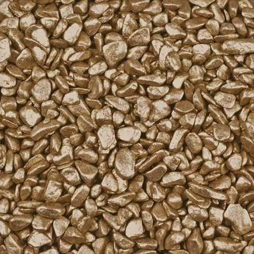 naninoa Nuggets 6-8mm. 500g / 0,5kg. Farbsteine Dekosteine Bastelsteine Goldsteine Goldnuggets. Gold