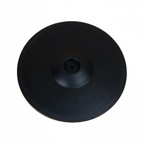 Harilla Elektronisches Drum Becken Trigger Pad 12 Zoll Geräuscharm Realistische Ansprache Pad Kompatibel mit Marken Modulen für Studio Musikproduktion Live Auftritt, 1 Auslöser Alle Marken