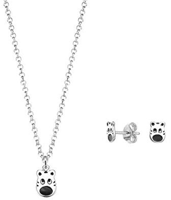 Esprit Kinder Schmuckset Silber Kette Ohringe Tiger ESSE90986A340