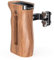 SMALLRIG Universal Wooden Handle mit Threaded Holes und Cold Shoe Holder Verstellbarer Griff für Kamera Cage - 2093C