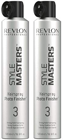 2er Strong Hold Revlon Photo Finisher Style Masters Hairspray 3 Strong Hold 500 ml