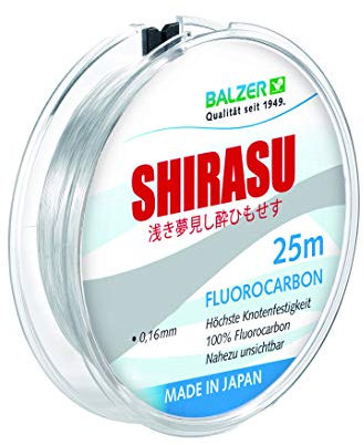 Balzer Shirasu Fluorocarbon Schnur, 25 m, Gr. 1,20