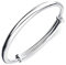1 bracelet à charnière réglable en argent sterling 925 pour femme