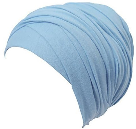 Lina & Lily Maxi Hijab Jersey Premium, Kopftuch Schal Turban für Muslimische Frauen (Hellblau)