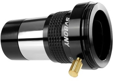 SVBONY SV137 2X Barlow Lens 1.25 inch Metal Body Fully Multi-Coated Telescope Accessory Internal Brass Ring with Male T-Thread