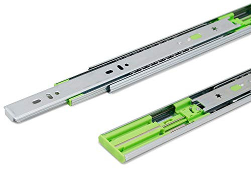 LANZZAS Schubladenauszüge, 1 bis 8 Paar - 700 mm Schienen, kugelgelagert, Tragkraft 40 kg, mit SoftClosing und Selbsteinzug, Teleskop-Schienen (5 Paar - 10 Stück)