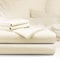 bo&button® Luxus Mako Satin Bettwäsche Set, 100% Bio Baumwolle (Long Staple 300), ALLE GRÖßEN, seidig weich & zeitlos schön, Set 155x220 cm + 40x80 cm (2-TLG.) - Buttercream Beige