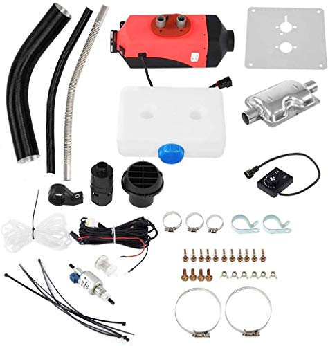 Calefaccion Estacionaria 5KW Calentador Diesel Con Silenciador LCD Para Caravanas, Caravanas, Remolques, Camiones, Barcos-24V