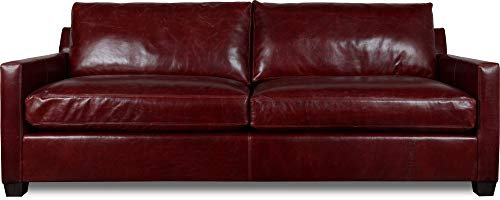 jvmoebel Chesterfield XXL Rot Sofa 3 Sitzer Couch Polster Sitz Garnitur Leder Textil Neu