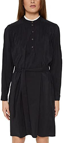 ESPRIT Damen 091ee1e317 Kleid, Schwarz, 38 EU