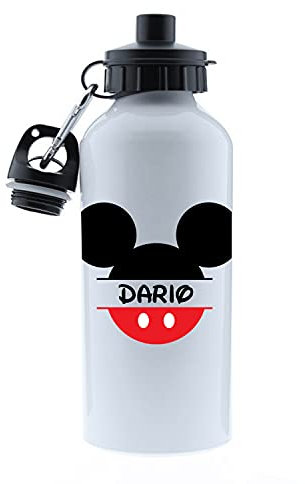 Kembilove Botella agua niños personalizada – Cantimplora Infantil Personalizada – Botella – Botella agua niños acero inoxidable infantil – Botella Unicornio niña
