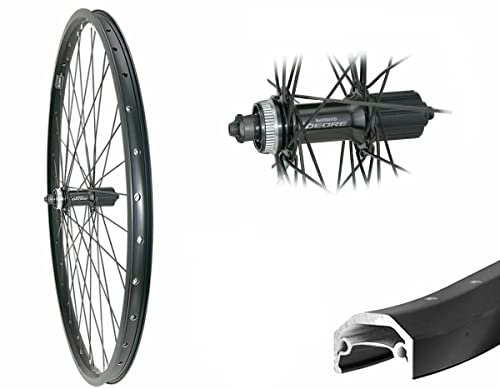 Hinterrad 28/29 Zoll 622-25 Andra40 Disc schwarz Shimano Deore M5100 schwarz Center Lock 8,-9,-10fach verstärkt bis 180kg