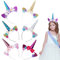 Serre Tete Licorne Fille,6PCS Bandeau Licorne Coloré,Fournitures de Fête de Licorne,Unicorn Bandeaux,Licorne Bandeaux,Serre-Tête Licorne pour Adulte Enfant,Chapeau pour Pâques Anniversaires Fêtes