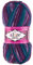 100g Sockenwolle Superwash Comfort 4-fädig Schurwolle Sockengarn Farbauswahl, Farbe:4412 blau grün bordeaux violett