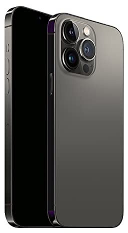 Non-Working Fake Phone Compatible with iPhone 13 Pro Max, Dummy Phone That Looks Real, No Logo (Black, Black Screen)