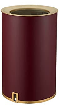 Poubelle/Bac Ordure 8L ronde ouverte de la poubelle et de recyclage de la poubelle, des ordures for les toilettes de restaurant de bureau à domicile, une grande ouverture de 8 pouces Poubelle Cuisine