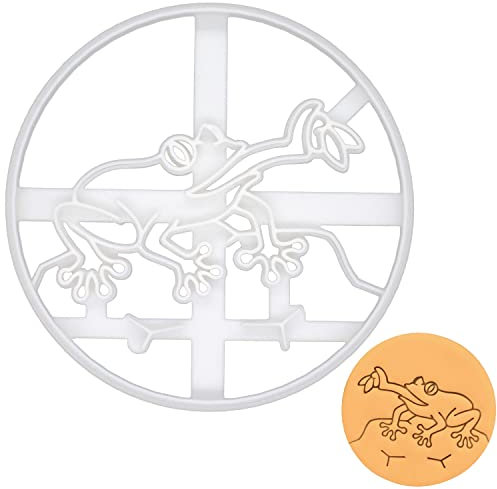 Emporte-pièce Grenouille mangeant une mouche, 1 pièce