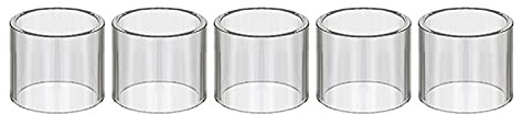 5 Stück gerades Mini-Glasrohr passend für Melo 2 / passend für Melo 3 Mini Nano/passend für Melo 4 D22 D25 / passend für Melo RT 22 25 300 6,5 ml 3,5 ml GLASRÖHRE