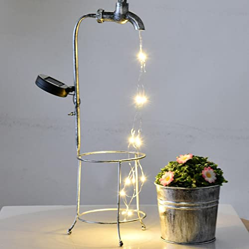 MISETA Arrosoir de jardin étanche à LED pour cour extérieure