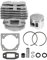 1 de Cilindro y PistóN de Motosierra de 45Mm de DiáMetro, Compatible 52 Piezas de Repuesto de Motosierra de 52Cc para Repuestos de Motosierra de Gasolina/Aceite