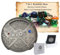 7-in-1 Roulette DND Dice Dungeons and Dragons D&D Metal Hollow D20 D and D Rollenspiel Würfel für Dungeons mit Dragon Rollenspiel