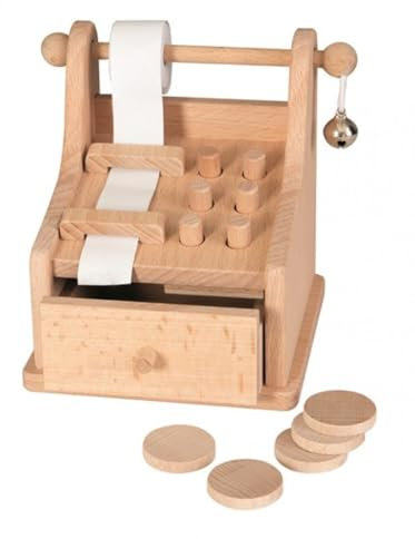 EGMONT TOYS Registrierkasse aus Holz, Zubehör Kaufladen