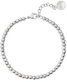 SINGULARU - Pulsera Pebbles L. Acero con Bolitas Tamaño Único. Joyas para Mujer