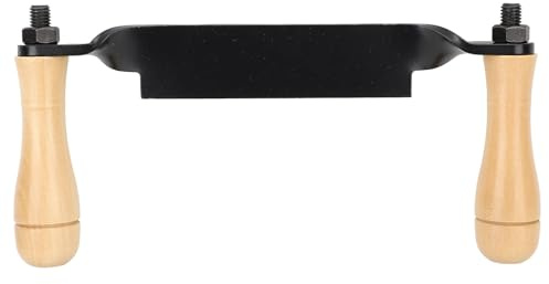 Mumusuki Draw Shave Tool, Efficient Iron Blade For Smooth Wood Shaping, Durable Solid Wood Handle, Replacement For Traditional Bark Remover, Straight Type, Woodworking And Outdoor Use