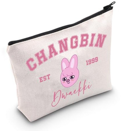 Korean Pop Gift K-Pop Group Merch Kpop Boys Group Est 1999 Dwaekki Makeup Bag K-Pop Music Lover Gift (Dwaekki Bag EU)