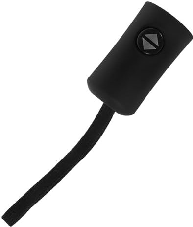 WRITWAA Regenschirm Griff Ersatz Teile Regenschirm Kleine Grip Griff Faltbare Regenschirm Grip Griff Faltbar Und Kompakt FüR Erwachsene Und Kinder, Schwarz